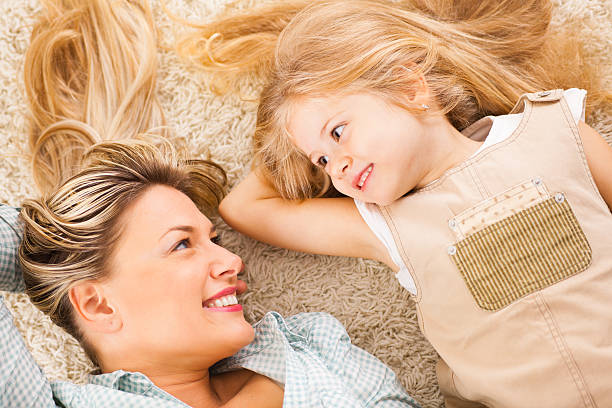 istock Mother and daughter looking at each other. 456024581