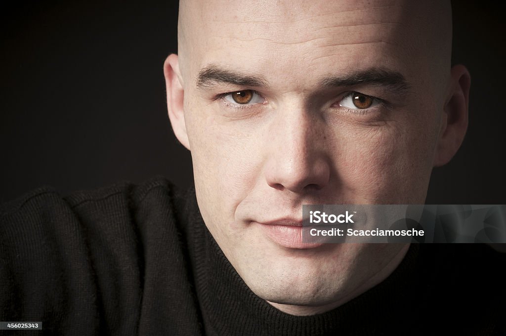 Young handsome man portrait Young handsome man portrait. Extreme Close-Up Stock Photo