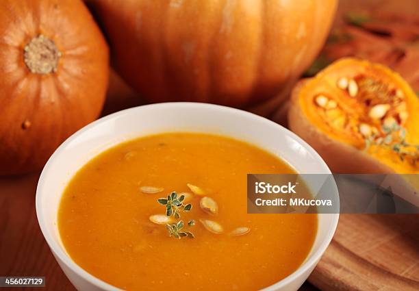 Foto de Sopa De Abóbora e mais fotos de stock de Abóbora - Abóbora, Abóbora Butternut, Abóbora Ovoide