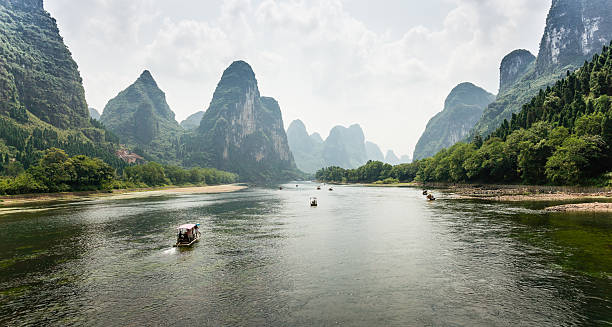 istock Karst Peaks Along Li River, Guangxi Province, China 456027377