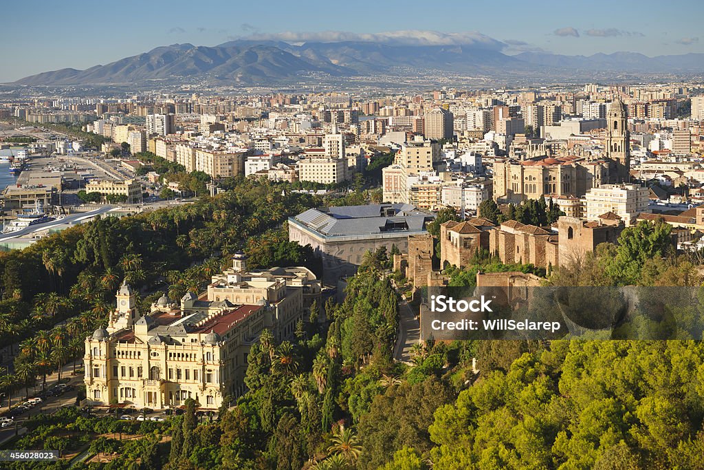 Cidade de Málaga, Espanha - Foto de stock de Museu royalty-free