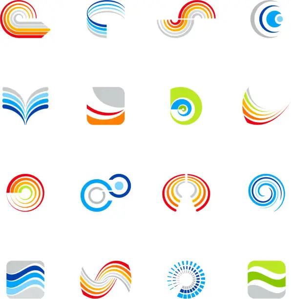 Vector illustration of Abstract Design Elements