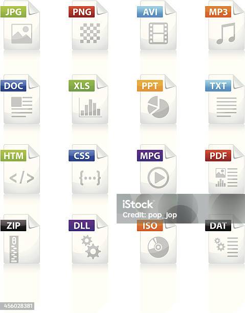 Ilustración de Filetype Icono De y más Vectores Libres de Derechos de Archivo - Archivo, Letra de imprenta, Ícono