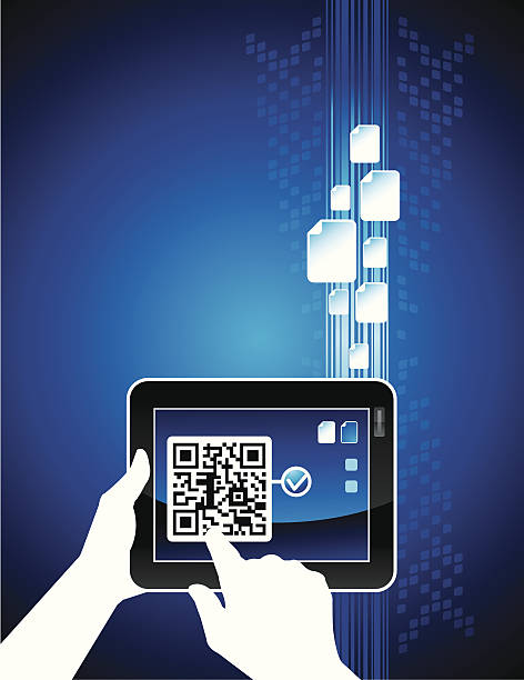 Pixel Barcode 130+ Holding Phone Pixel Stock Illustrations, Royalty-Free Vector ...