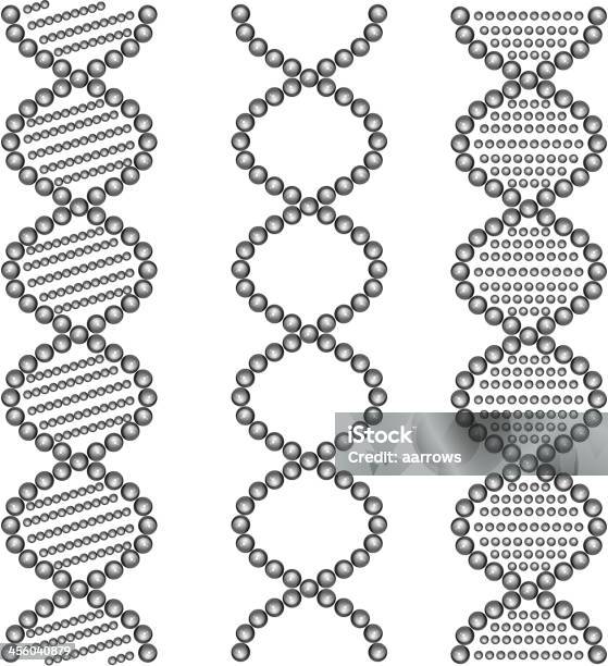 Dna Symbols Stock Illustration - Download Image Now - Cut Out, DNA, Illustration