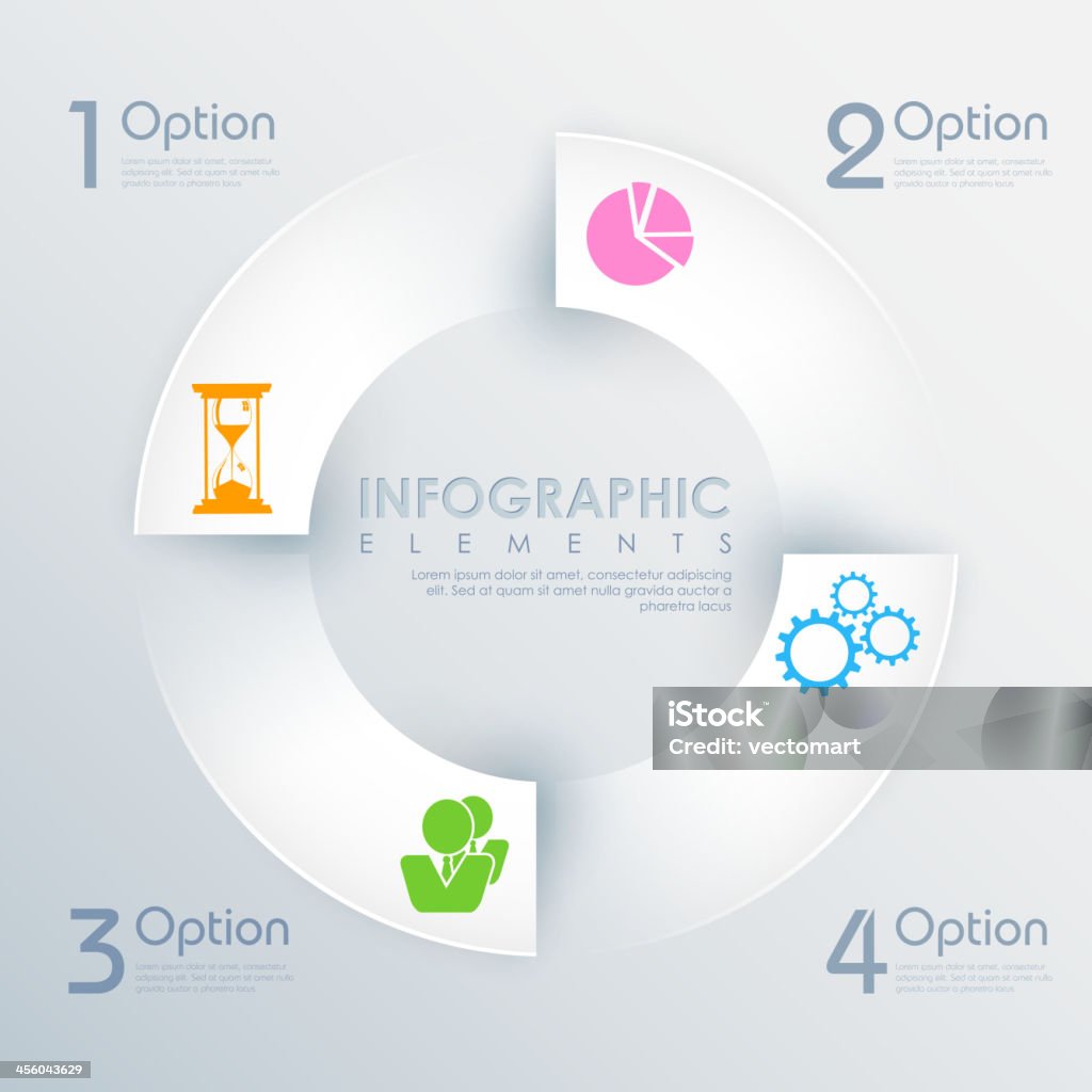 Business Infographics Chart illustration of Business Infographics Chart Arrow Symbol stock vector