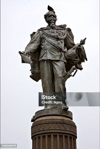 Marble Statue Of Vittorio Emanuele Stock Photo - Download Image Now - Animal Body Part, Animal Head, Animal Markings