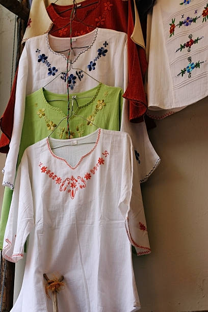 istock Textiles in Market, Chichicastenango, Guatemala 456049117