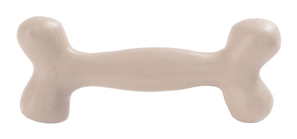 istock White rubber bone toy for dogs 456054017