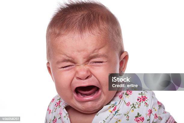 Baby Crying Stock Photo - Download Image Now - Child, Crying, Anger