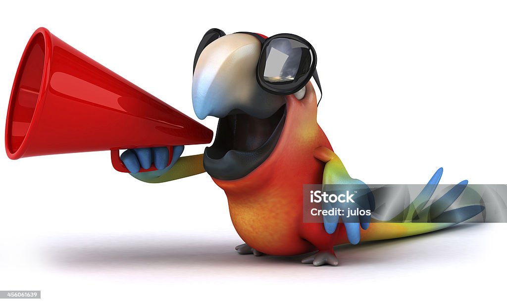 Fun parrot Animal Stock Photo