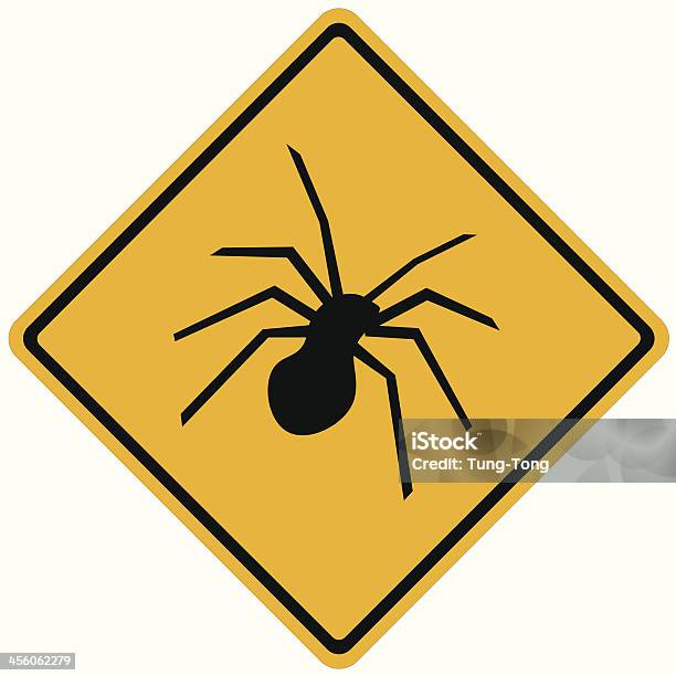 Warning Signs Spider Stock Illustration - Download Image Now - Animal ...