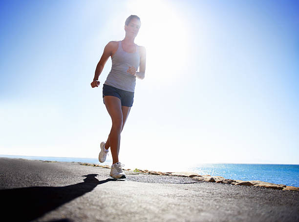 istock Running helps to exercise her body and mind 456067675