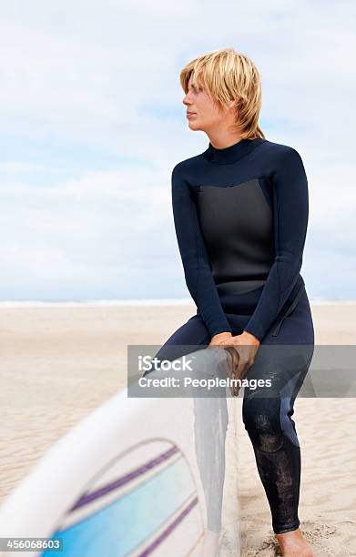 Waiting To Hit The Waves Stock Photo - Download Image Now - 20-24 Years, 20-29 Years, Activity