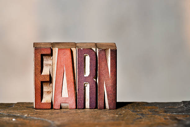istock EARN Antique Letterpress Printing Blocks 456068931