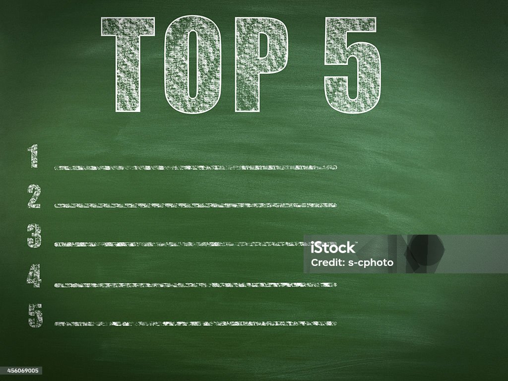 Top 5 (Klicken Sie hier, um weitere Informationen) - Lizenzfrei Ganz oben Stock-Foto