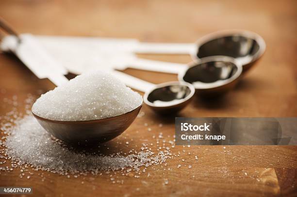 Tablespoon Filled With Granulated Sugar Stock Photo - Download Image Now - Sugar - Food, Spoon, Measuring Spoon