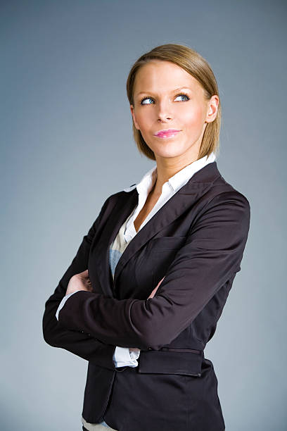 istock Modern businesswoman 456075789