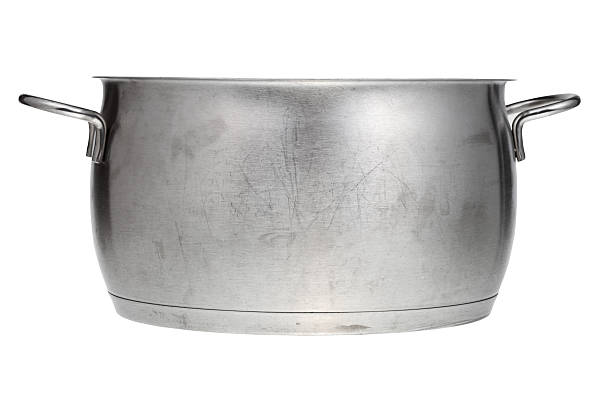 istock side view of stainless steel saucepan 456090925