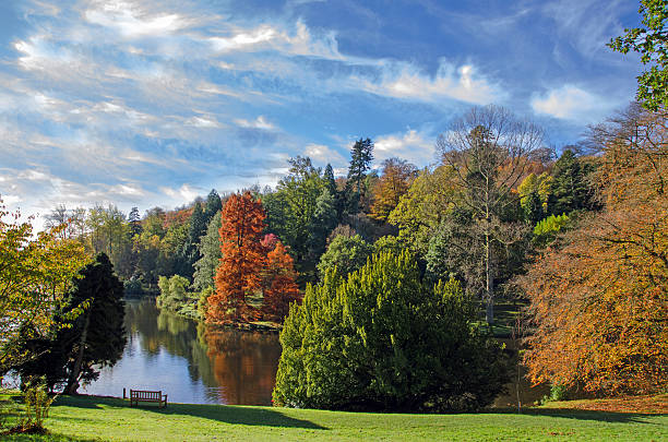 istock Stourhead lake in the autumn 456094975