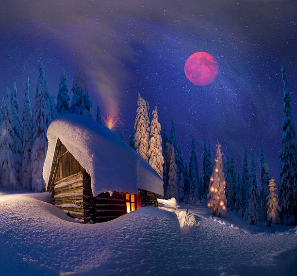 istock Christmas in the Carpathians 456095671
