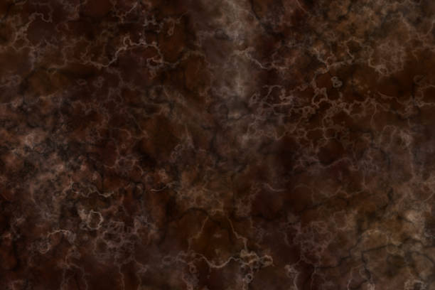Dark Brown Marble Texture stock photo