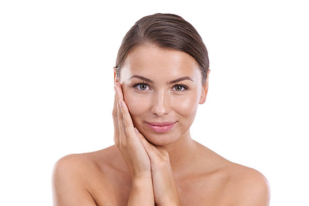 istock She feels more confident with good skin 456105349