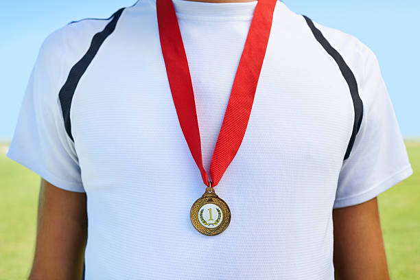 istock Wearing the gold proudly 456107029