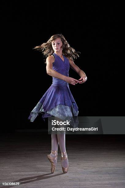 Beautiful Ballerina Twirling On Toes Stock Photo - Download Image Now - Adult, Arts Culture and Entertainment, Athlete