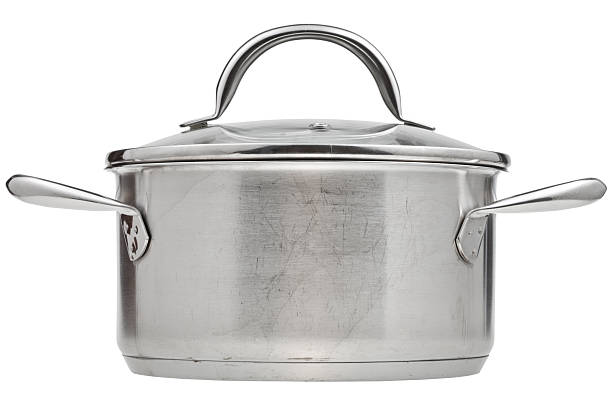 istock small stainless steel pan covered by glass lid 456110035
