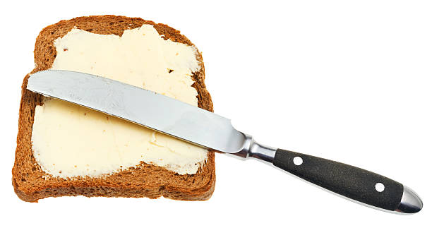 Slice of bread with butter