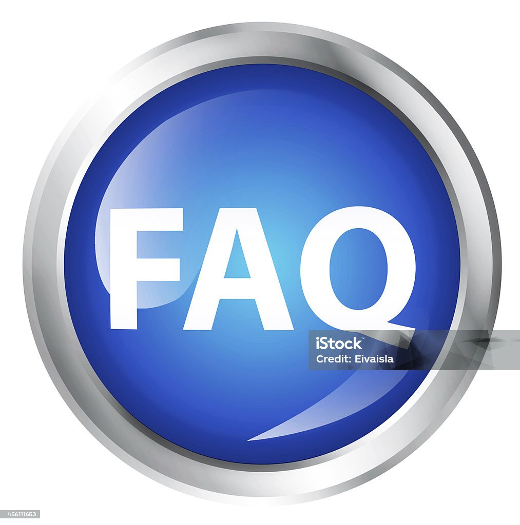 FAQ-Symbol - Lizenzfrei Dreidimensional Stock-Foto