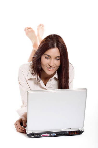 istock Woman working with laptop 456112439