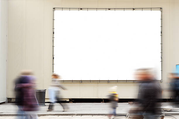 Blank Billboard In A City Street