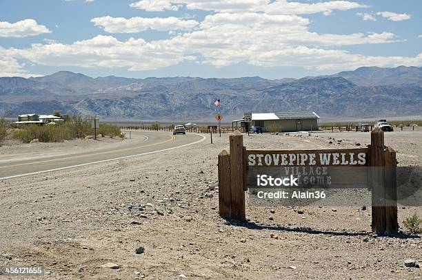 Entering Stovepipe Wells Village Stock Photo - Download Image Now - California, Cloud - Sky, Death Valley National Park