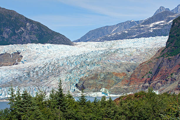 istock Horizontal Image of Mendenhall Glacier in Juneau Alaska 456133211