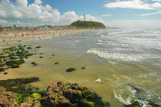 Guarita Beach, health-resort of Towers, Rio Grande do Sul, Brazil