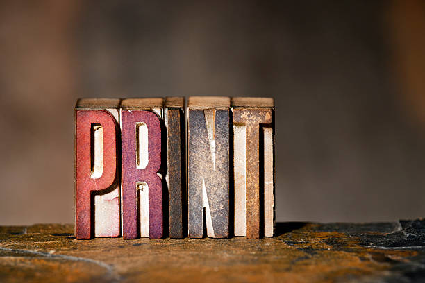 istock Print Antique Letterpress Printing Blocks 456306015
