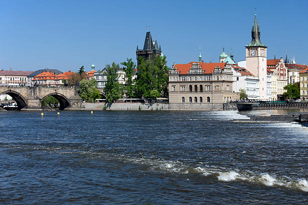 istock Prague - Novotny Footbridge 456466793