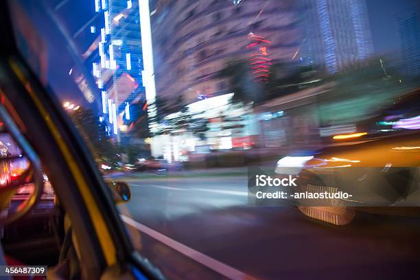 Driving At Night Stock Photo - Download Image Now - Abstract, Activity, Arts Culture and Entertainment