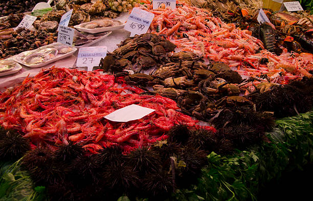 istock prawns and other fresh seafood 456509393