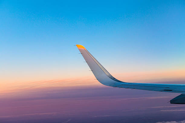 istock wing of aircraft 456518085
