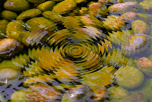 ripple water ripple pond ripple water rippled lake stock pictures, royalty-free photos & images