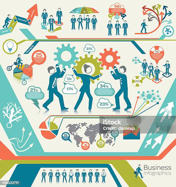 Biznesu Infografiki - Stockowe grafiki wektorowe i więcej obrazów Biznes - Biznes, Grafika komputerowa, Mapa świata