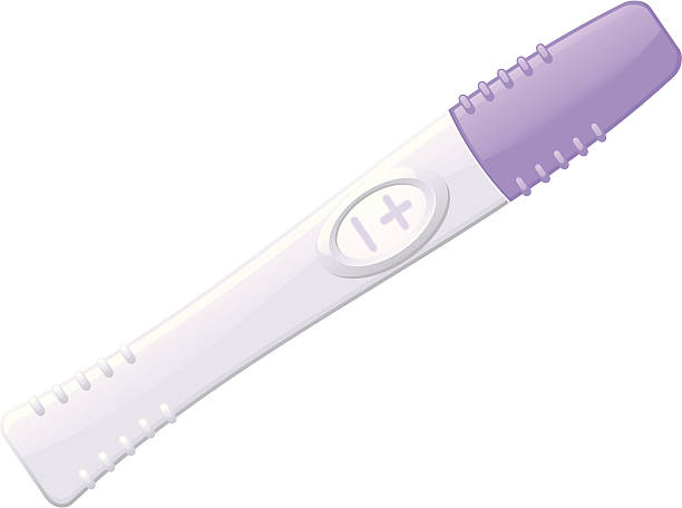 pregnancy test illustration of a pregnancy test family planning stock illustrations