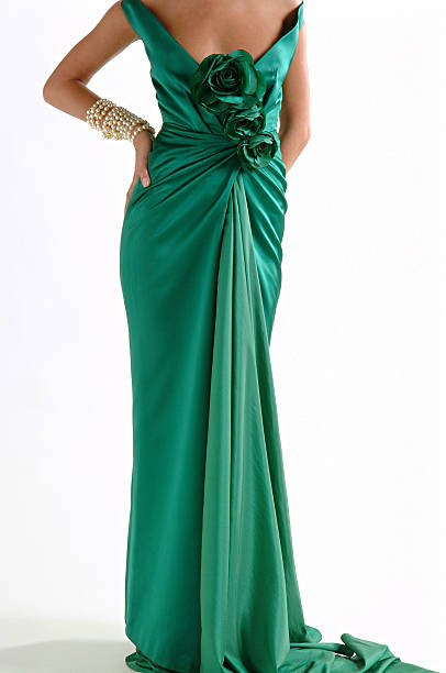 istock Green Party Dress 456536141
