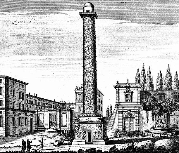 Trajan Column Drawing 40+ Trajans Column Illustrations Stock Illustrations, Royalty-Free ...
