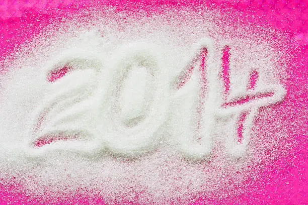 PF 2014 made from the sugar. Happy New Year 2014.