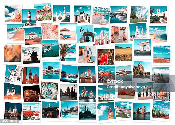 Travel In Europe Collage Stock Photo - Download Image Now - Photograph, Photography, Vacations