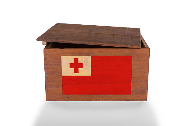 istock Wooden crate isolated on a white background 456571469